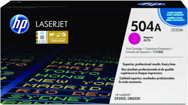 Toner HP CE253A, magenta, 7 k, Color LaserJet CM3530 MFP