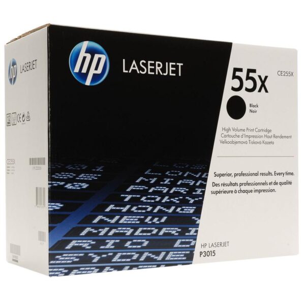 Toner HP CE255X, black, 12.5 k, LaserJet Enterprise 500 M525DN