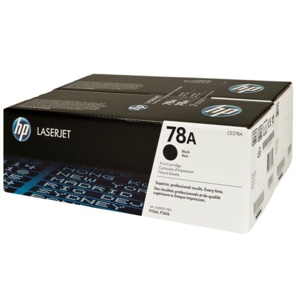 Toner HP CE278AD, black, pachet dublu CE278A, LaserJet Pro P1566