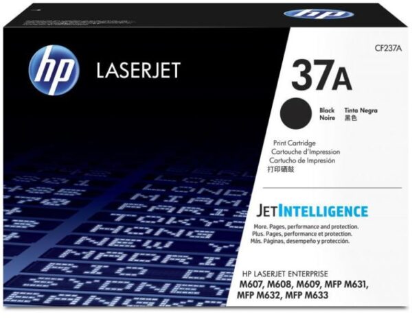 Toner HP CF237A, Nr.37A, Black, 11K, Original, Laser EnterpriseM607N