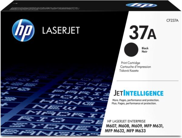 Toner HP CF237A, Nr.37A, Black, 11K, Original, Laser EnterpriseM607N