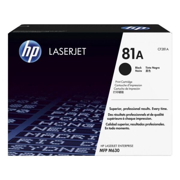 Toner HP CF281A, NR81A, black, 10.5k pag, HP LaserJet MFP M630DN