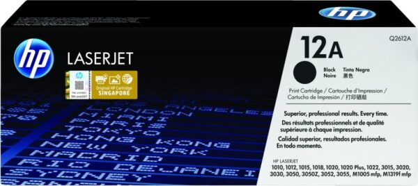 Toner HP Q2612A, black, 2 k, LaserJet 1010, LaserJet 1012