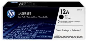 Toner HP Q2612AD, black, pachet dublu Q2612A, LaserJet 1010