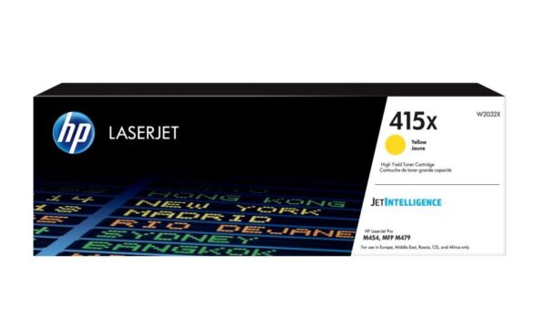 Toner Hp W2032X, 415X, Culoare: Yellow, Capacitate: 6k pagini