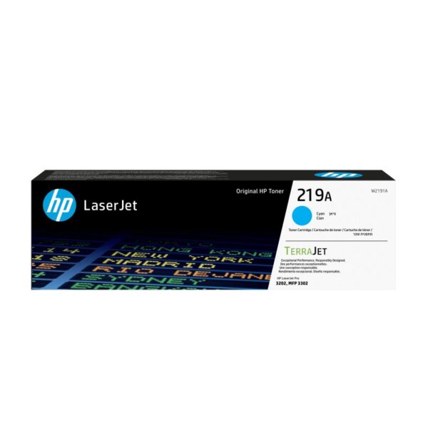 Toner HP W2191A cyan, 1.2 k, nr 219A, HP LaserJet Pro 3201