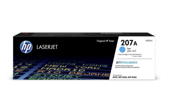 Toner HP W2211A cyan, 1250 pagini NR.207A HP LASERJET PRO M255DW