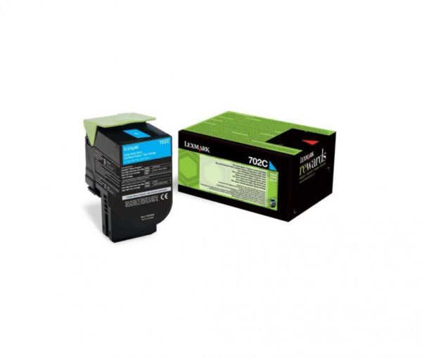 Toner Lexmark 70C20C0, cyan, 1 k, CS310dn, CS310n, CS410dn