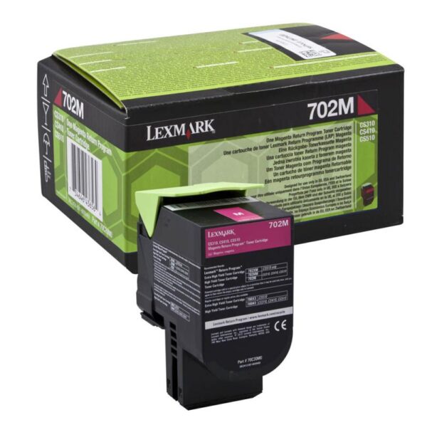 Toner Lexmark 70C20M0, magenta, 1 k, CS310dn, CS310n, CS410dn