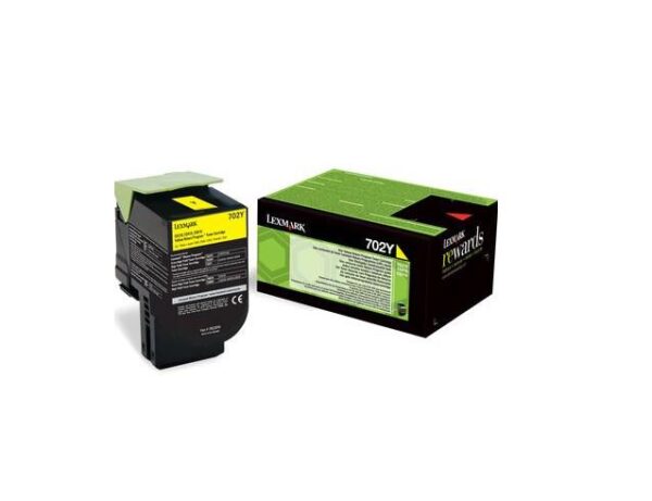 Toner Lexmark 70C20YE, yellow, 1 k, CS510DE, CS410DN