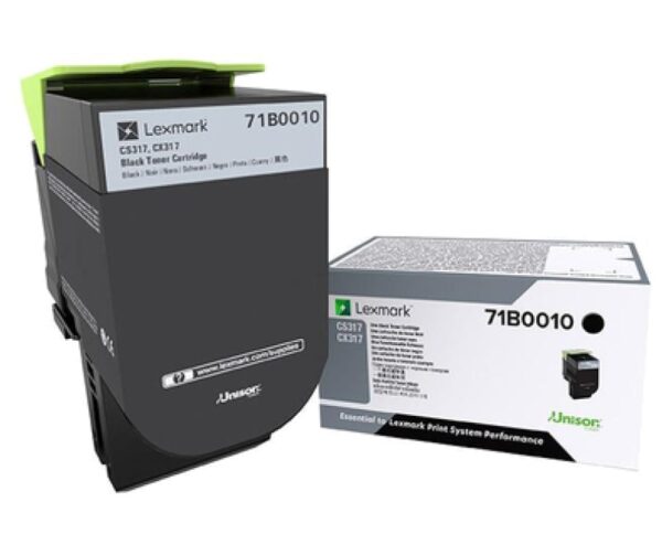 Toner Lexmark 71B0010, black, return program, 3k, pentru CX317DN