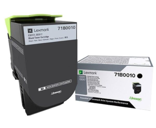 Toner Lexmark 71B0010, black, return program, 3k, pentru CX317DN