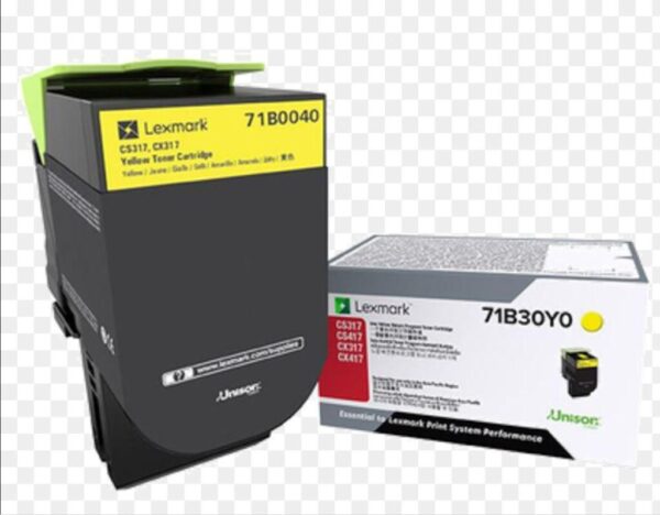 Toner Lexmark 71B0040, galben, 2.3k, pentru CX317DN, CS317DN