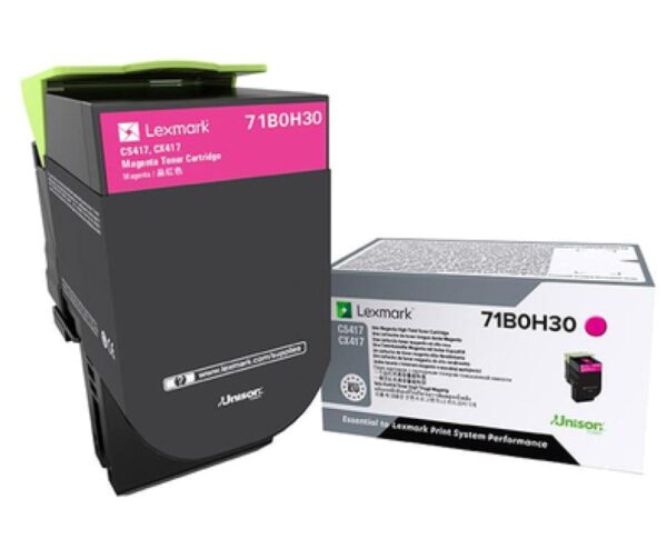 Toner Lexmark 71B0H30, magenta, 3.5k, pentru CX417DE, CS417DN