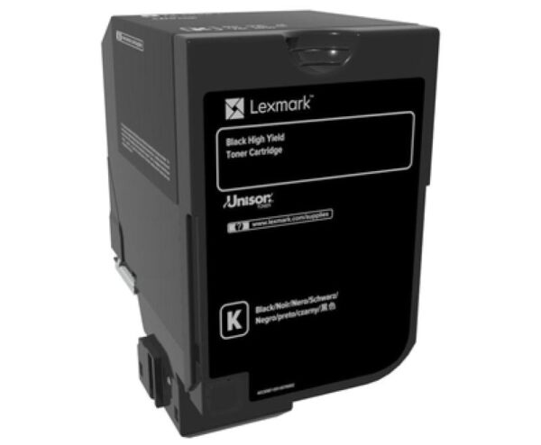 Toner Lexmark 74C0H10, black, 20k, compatibil cu CS725DE