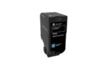 Toner Lexmark 74C20CE cyan, 3k, compatibil cu CX725de, CX725dhe