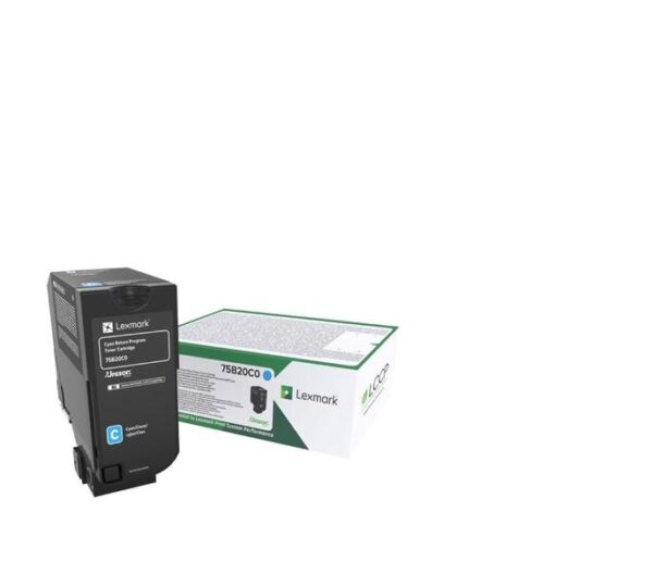 Toner Lexmark 75B20C0, Return Program, cyan, 10 k, CS/CX 727, CS728