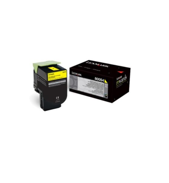 Toner Lexmark 80C0S40, yellow, 2 k, CX310dn, CX310n