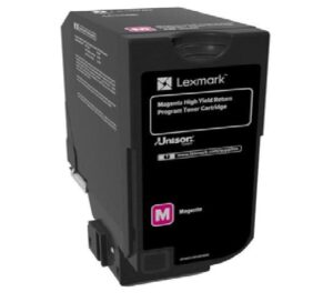 Toner Lexmark 84C2HM0, return program, magenta, 16k