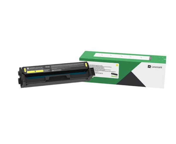 Toner Lexmark C3220Y0 yellow return program, capacitate 1.5 kpagini