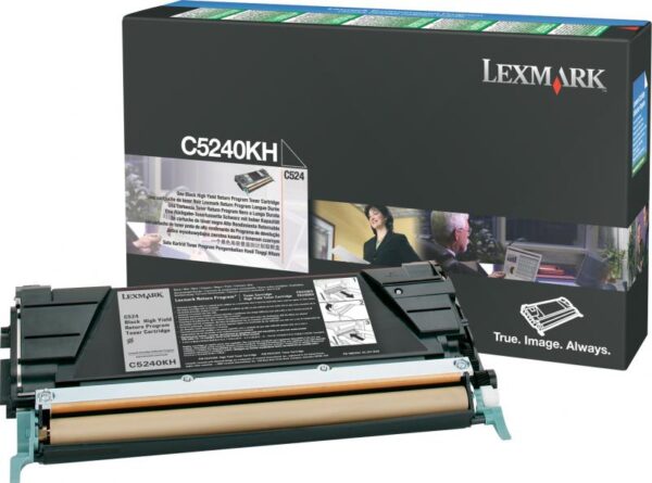 Toner Lexmark C5240KH, black, 8 k, C524, C524dn, C524dtn, C524n