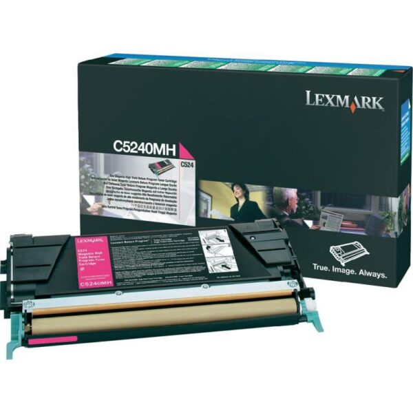 Toner Lexmark C5240MH, magenta, 5 k, C524, C524dn, C524dtn