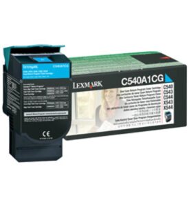 Toner Lexmark C540A1CG, cyan, 1 k, C540n, C543dn, C544dn