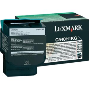 Toner Lexmark C540H1KG, black, 2.5 k, C540n, C543dn, C544dn, C544dtn