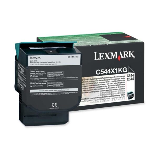 Toner Lexmark C544X1KG, black, 6 k, C544dn, C544dtn, C544dw, C544n