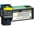 Toner Lexmark C544X1YG, yellow, 4 k, C544dn, C544dtn, C544dw, C544n