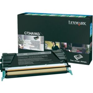 Toner Lexmark C734A1KG, black, 8 k, C734dn, C734dtn, C734dw, C734n