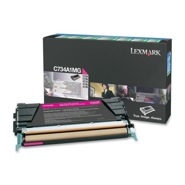 Toner Lexmark C734A1MG, magenta, 6 k, C734dn, C734dtn