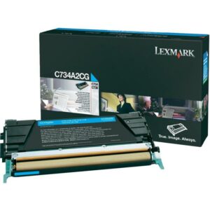 Toner Lexmark C734A2CG, cyan, 6 k, C734dn, C734dtn, C734dw, C734n