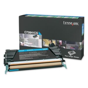 Toner Lexmark C736H1CG, cyan, 10 k, C736dn, C736dtn, C736n, X736de