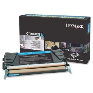 Toner Lexmark C746A1CG, cyan, 7 k, C746dn, C746dtn, C746n, C748de