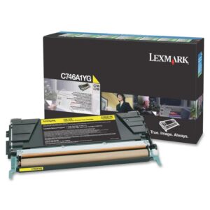 Toner Lexmark C746A1YG, yellow, 7 k, C746dn, C746dtn, C746n, C748de