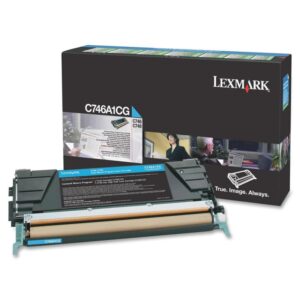 Toner Lexmark C746A2CG, cyan, 7 k, C746dn, C746dtn, C746n, C748de