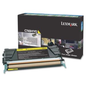 Toner Lexmark C748H1YG, yellow, 10 k, C748de, C748dte, C748e