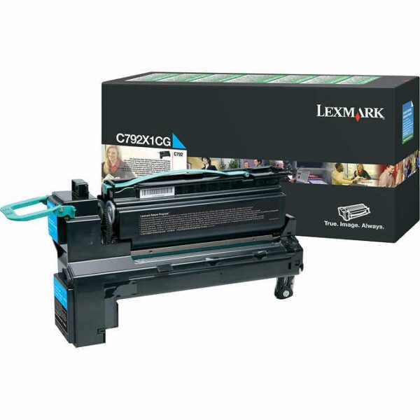 Toner Lexmark C792X1CG, cyan, 20 k, C792de, C792de Gov HV