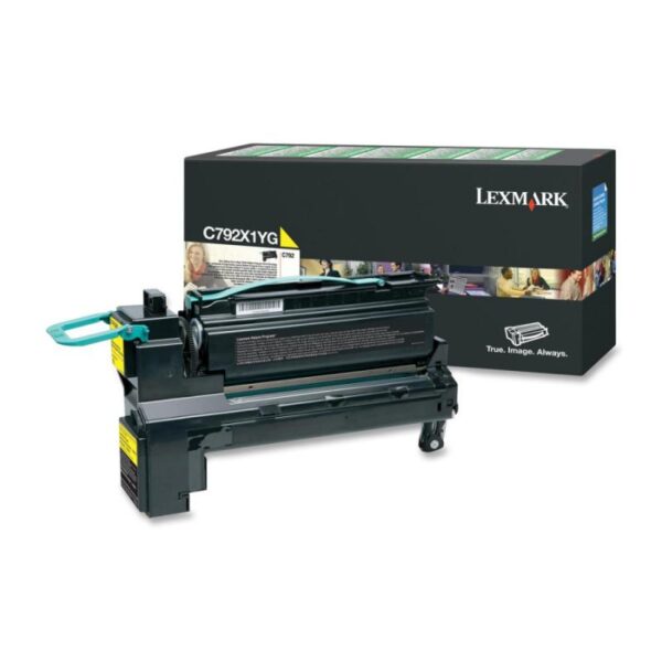 Toner Lexmark C792X1YG, yellow, 20 k, C792de, C792de Gov HV