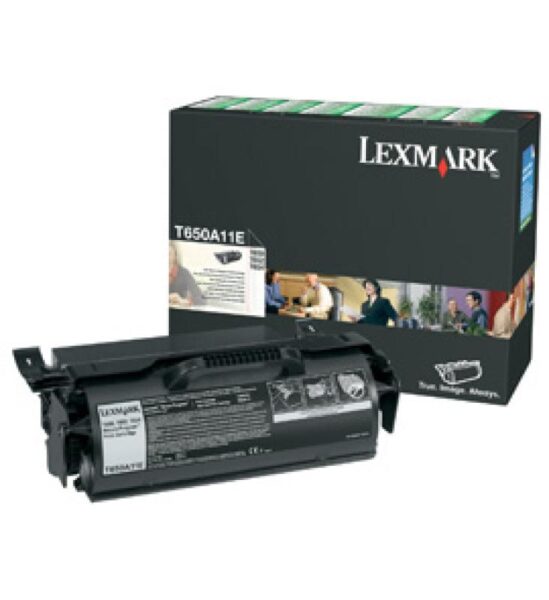 Toner Lexmark T650A11E, black, 7 k, T650dn, T650dtn, T650n, T652dn