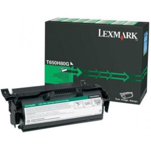 Toner Lexmark T650H80G, black, 25 k, T650dn, T650dtn, T650n, T652dn