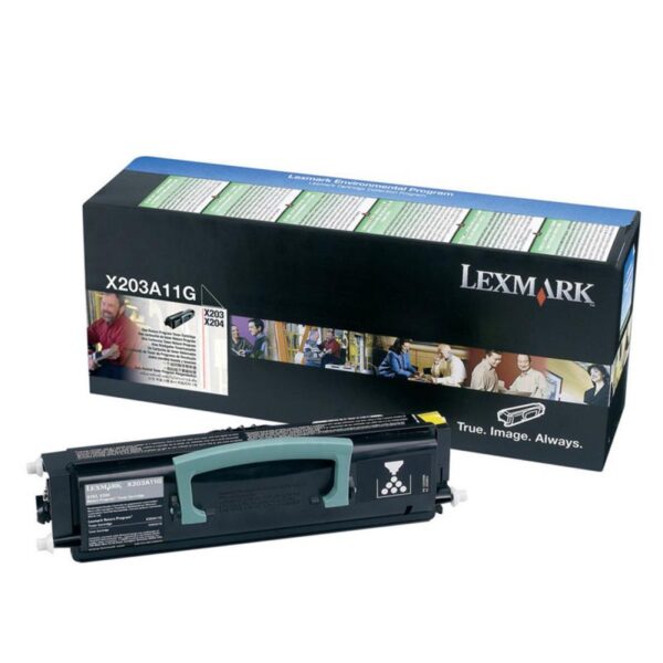 Toner Lexmark X203A11G, black, 2.5 k, X203n, X204n