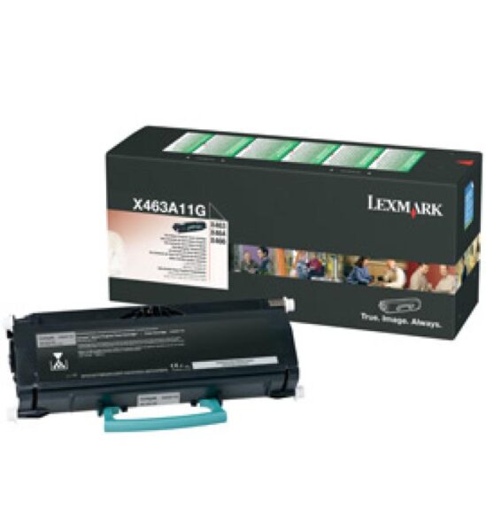 Toner Lexmark X463A11G, black, 3.5 k, X463de, X464de