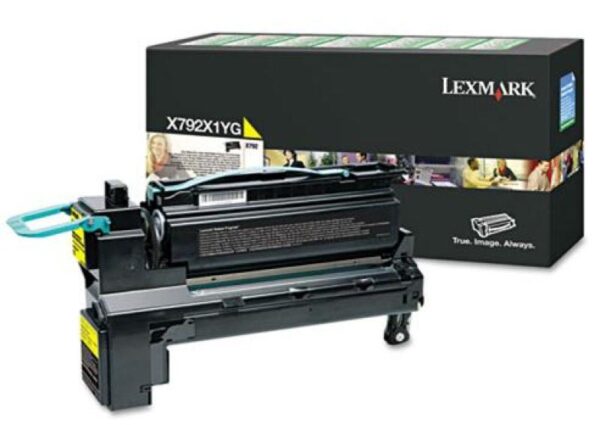 Toner Lexmark X792X1YG, yellow, 20 k, X792de, X792de Gov S36 HV