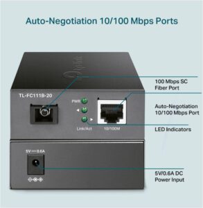 TP-LINK 10/100 WDM Media Converter TL-FC111B-20, Standarde si protocoale: IEEE802.3