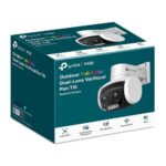 TP-LINK 4MP Outdoor Dual-Lens Pan tilt Network camera, VIGI C540V