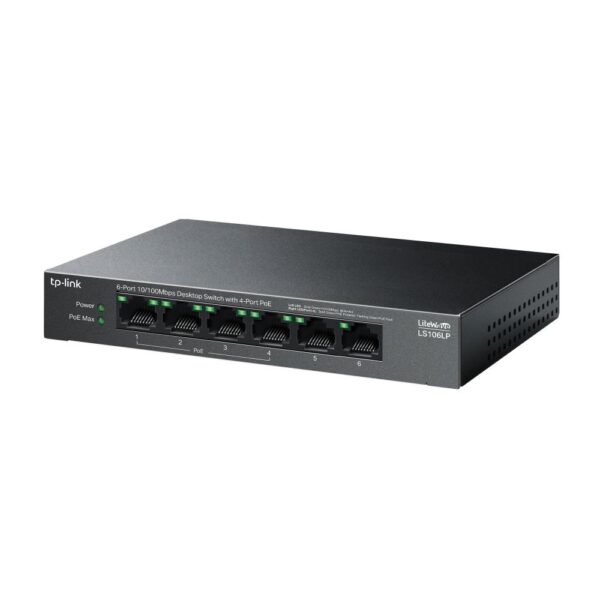 TP-LINK 6-PORT GIGABIT SWITCH LS106LP, Standards and Protocols: 802.3 af