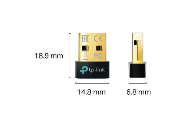 TP-LINK Adaptor Bluetooth USB Nano 5.0, Bluetooth 5.0, USB 2.0 - UB5A