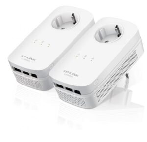 Tp-link AV1200 3-Port Gigabit Passthrough Powerline Starter Kit - TL-PA8030PKIT